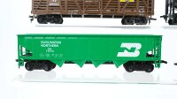 Life-Like Trains/ua H0 Konvolut Boxcar SantaFe Hopper  BN D&RGW StockCar NP