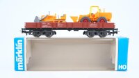 Märklin H0 4474 Niederbordwagen mit Wiking...