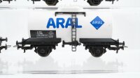 Klein Modellbahn H0 Konvolut Kesselwagen Aral ÖBB