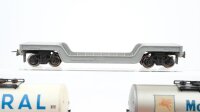 Trix Express/TTR H0 Konvolut Rungenwagen Kesselwagen Aral Mobiloel Niederflurschwerlastwagen DB/ua