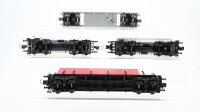 Trix Express/TTR H0 Konvolut Rungenwagen Kesselwagen Aral Mobiloel Niederflurschwerlastwagen DB/ua