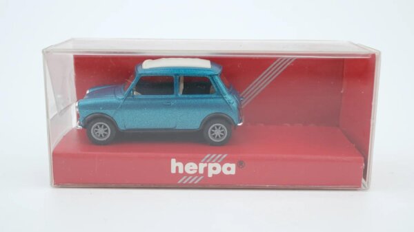 Herpa H0 032063 Mini Cooper Faltdach geschlossen türkismetallic