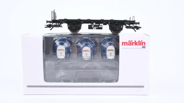 Märklin H0 48508 Containertragwagen Von Haus zu Haus Jahreswagen 2008