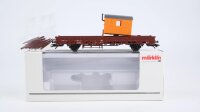 Märklin H0 00753-16 Rungenwagen mit Bauwagen DB