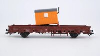 Märklin H0 00753-16 Rungenwagen mit Bauwagen DB