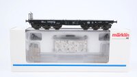 Märklin H0 48663 Schwerlast-Flachwagen mit Granitblock  Sammp 705 der DB