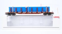 Märklin H0 47718 Rungenwagen mit Rohren  Snps 719...