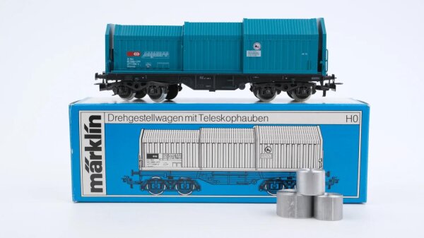 Märklin H0 4687 Teleskophaubenwagen  Shimms der SBB