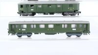 Trix Express H0 Konvolut Personenwagen 1.Kl. Packwagen BLS