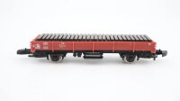 Märklin Z 8610 Niederbordwagen mit Schwellenstapel DB