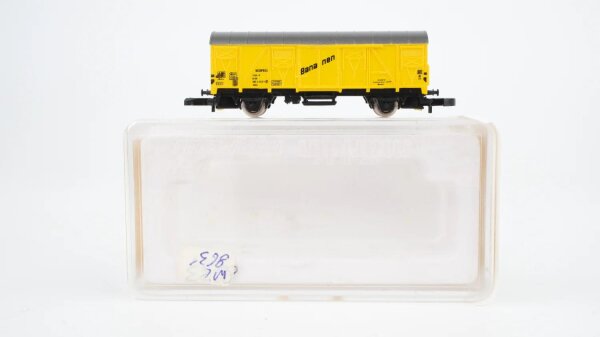Märklin Z 8606 Gedeckter Güterwagen (Bananen) Ibbls der DB