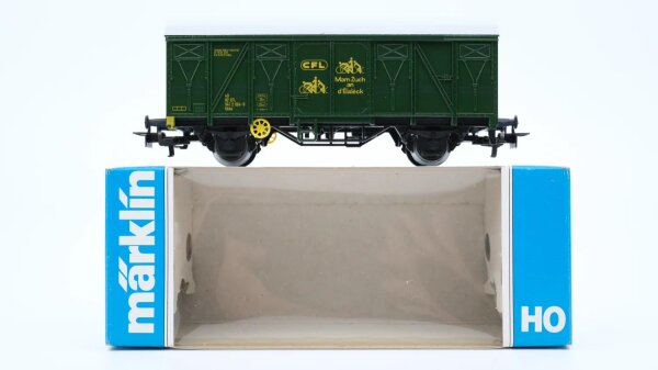 Märklin H0 4491 Gedeckter Güterwagen (Fahrrad-Transportwagen)  Ukks der CFL