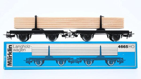 Märklin H0 4665 Langholzwagen