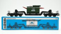 Märklin H0 4617 Tiefladewagen mit Trafo-Union DB
