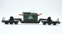 Märklin H0 4617 Tiefladewagen mit Trafo-Union DB