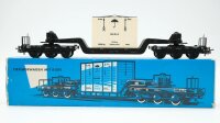 Märklin H0 4618 Tiefladewagen mit Übersee-Kiste  SST 53  St 52 der DB