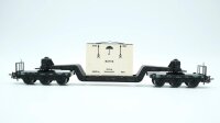 Märklin H0 4618 Tiefladewagen mit Übersee-Kiste  SST 53  St 52 der DB