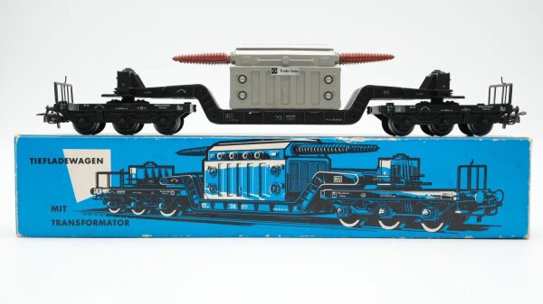 Märklin H0 4617002 Tiefladewagen mit Transformator  SST 53  St 52 der DB