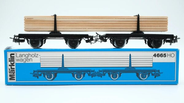 Märklin H0 4665 Langholzwagen