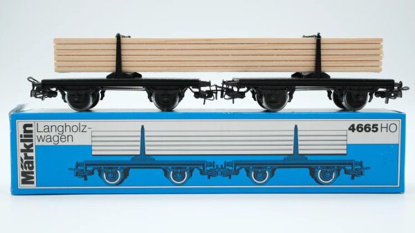 Märklin H0 4665 Langholzwagen