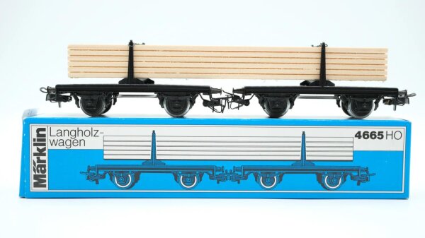 Märklin H0 4665 Langholzwagen
