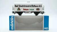 Märklin H0 4437 Bierwagen ROTHAUS (Kühlwagen)...
