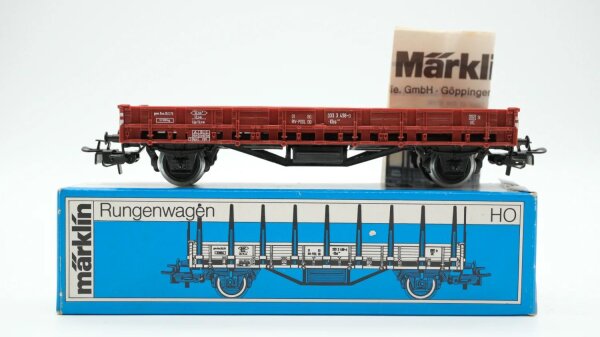 Märklin H0 4607 Rungenwagen (dunkelblaue OVP) DB