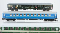 Märklin/ua H0 Konvolut Personenwagen Modellbunn Express Schlafwagen Abteilwagen CFL/CSD/PKP