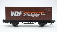 Märklin H0 4455 Behälter-Tragwagen (Containerwagen) VDF BT 30 der DB
