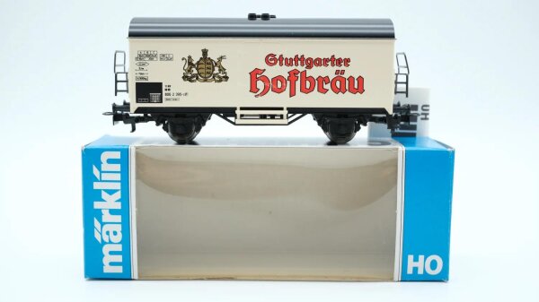 Märklin H0 4439 Bierwagen STUTTGARTER HOFBRÄU (Kühlwagen)  Ichqrs 377 der DB