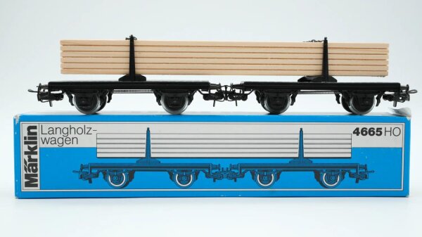 Märklin H0 4665 Langholzwagen