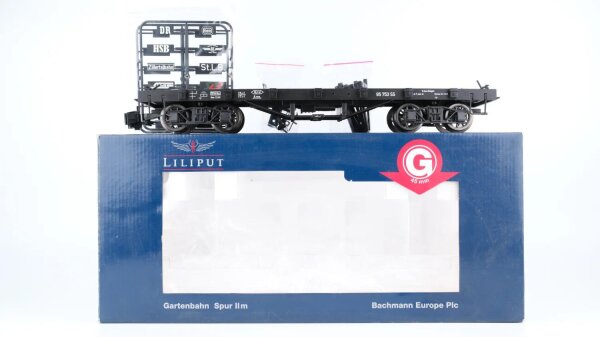 Liliput G L95753 Flachwagen mit Steckrungen