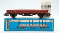 Märklin H0 4607 Rungenwagen (dunkelblaue OVP) DB