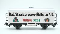 Märklin H0 4437 Bierwagen ROTHAUS (Kühlwagen)...