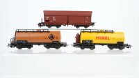 Piko H0 Konvolut Selbstentladewagen Kesselwagen Minol JIL DR