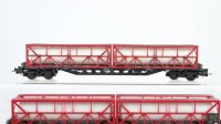 Roco H0 Konvolut Rungenwagen mit Ladung DB