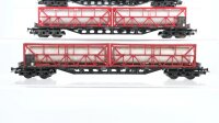 Roco H0 Konvolut Rungenwagen mit Ladung DB