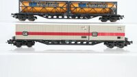 Roco H0 Konvolut Rungenwagen mit Ladung DB