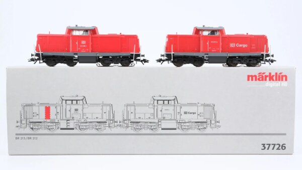 Märklin H0 37726 Dieselloks BR 212 071-5 und 213 336-1 DB Wechselstrom Digital Mfx