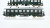 Fleischmann H0 Konvolut Personenwagen 2.Kl. SBB-CFF