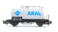 Märklin H0 4440 Kesselwagen Aral grauer Tank (2 Puffer fehlen) DB