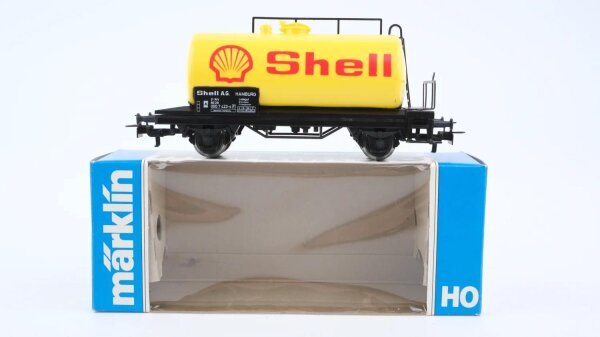 Märklin H0 4442 Mineralöl-Kesselwagen SHELL  Einheitskesselwagen der DB