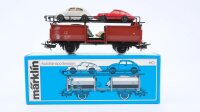 Märklin H0 4613 Autotransportwagen mit 4 PKW DB