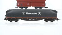 Lima H0 Konvolut Hochbordwagen Niederbordwagen mit Plane Mercedes Selbstentladewagen DB