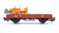 Märklin H0 4424 Niederbordwagen (mit Planierraupe)  Kklm 505  X05 der DB