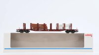 Märklin H0 4766 Rungenwagen mit Baustahlmatten  Snps 719 der DB