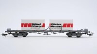 Märklin H0 4668 Flachwagen mit Containern...