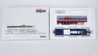 Märklin H0 47447 Taschenwagen mit Sattelauflieger...
