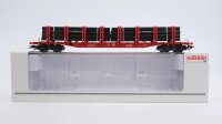 Märklin H0 47717 Rungenwagen mit MANNESMANN-Rohren...