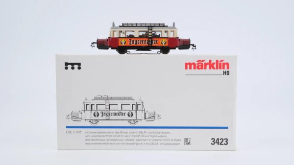 Märklin H0 3423 Triebwagen Jägermeister BR T 141 LSE Wechselstrom Delta Digital
